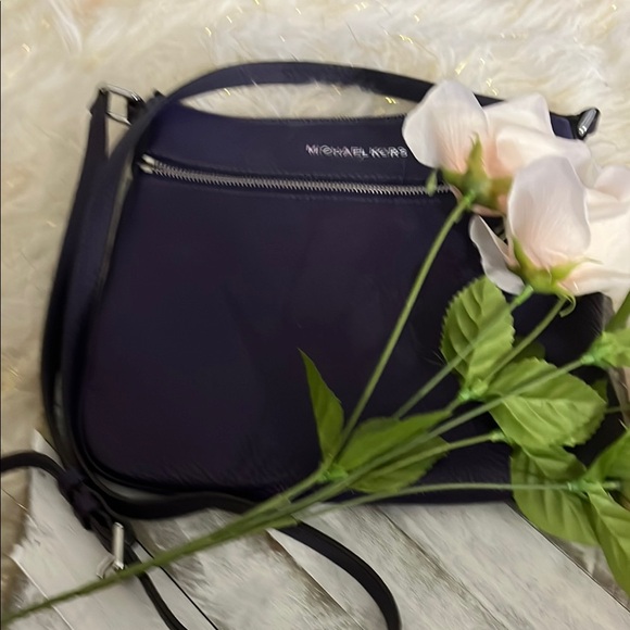 Michael Kors Purple Saffiano Leather Crossbody - Picture 3 of 4